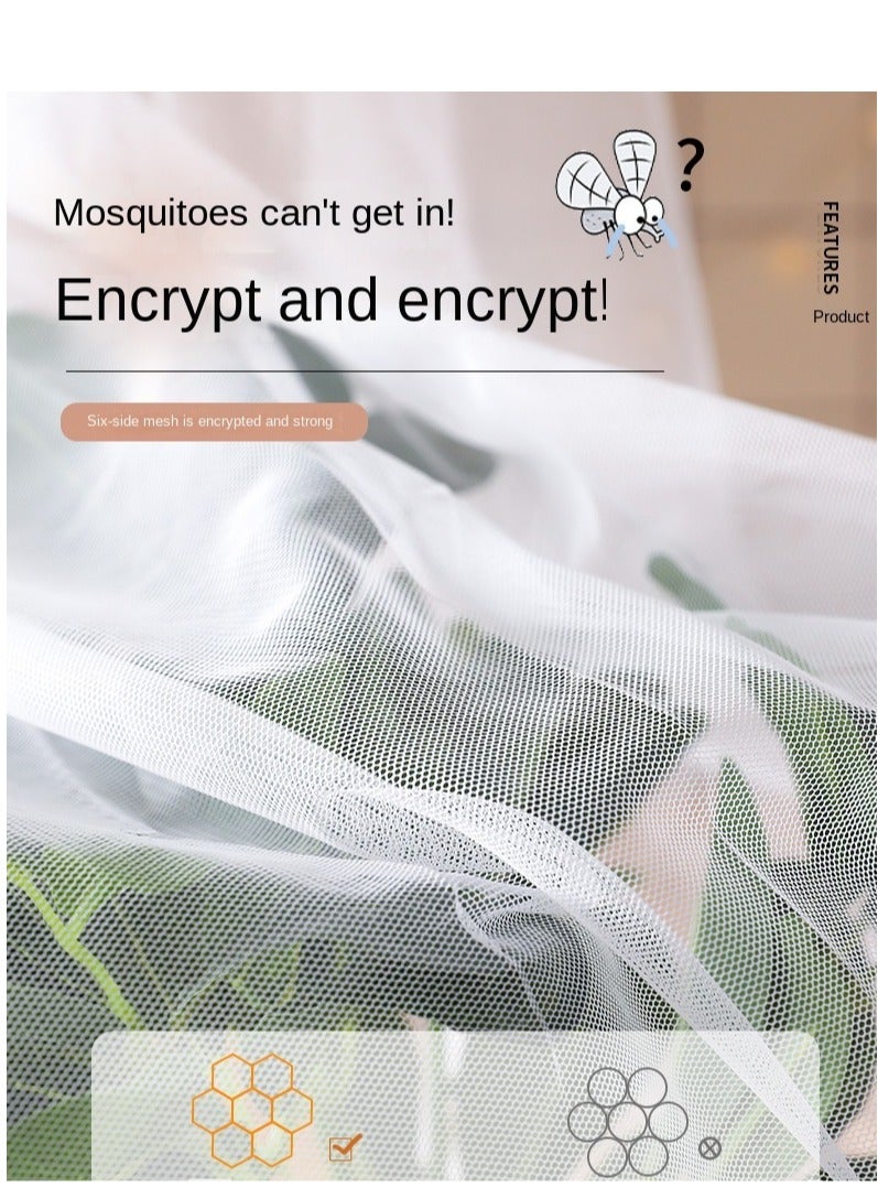 Y&D Bed Canopy Tents Curtain Blackout Curtain Single Bed Tent Curtain Student Shading Cloth Bed Canopy Mosquito Net Student Sleep Privacy Protection - Image 4