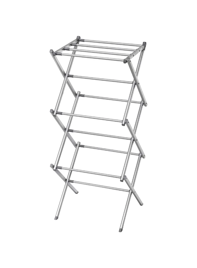 BLACK+DECKER Extendable Compact Clothes Drying Rack Cool Grey 100 x 76 x 38 cm 61069