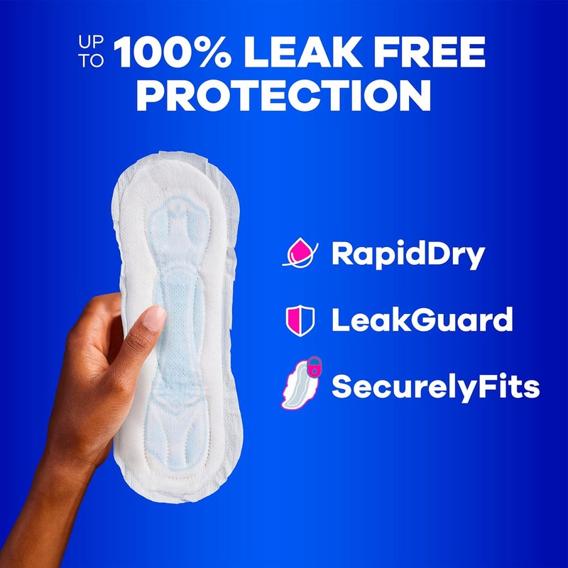 Always Maxi Daytime Pads Without Wings, Size 1, Regular, Unscented, 48 Count - Image 4