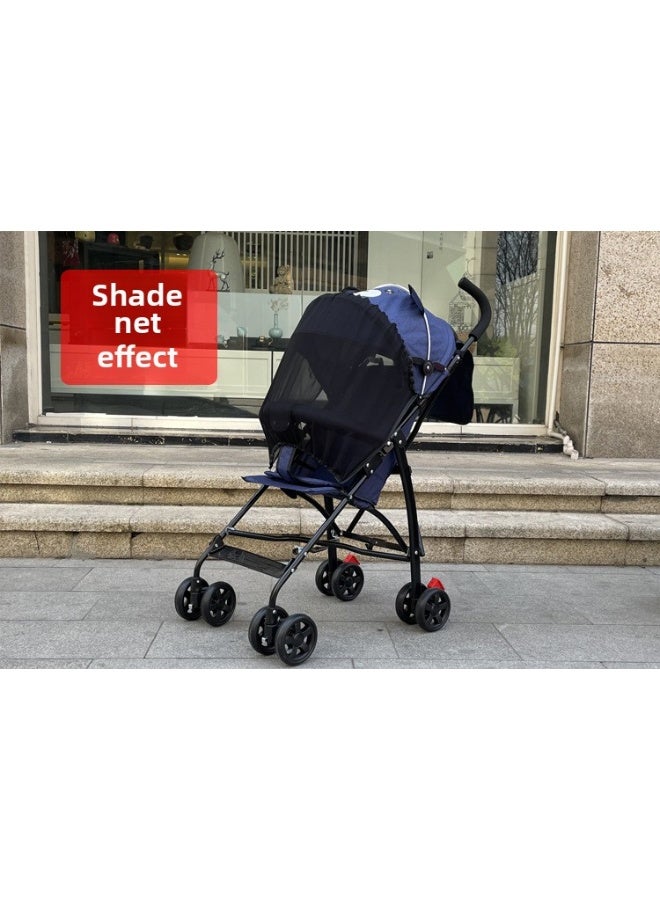 ORiTi Cartoon Baby Stroller, Super Lightweight And Foldable, Baby Umbrella Cart, Easy To Sit On, Four-Wheel Travel Stroller, Walking Tool For Children - Image 4