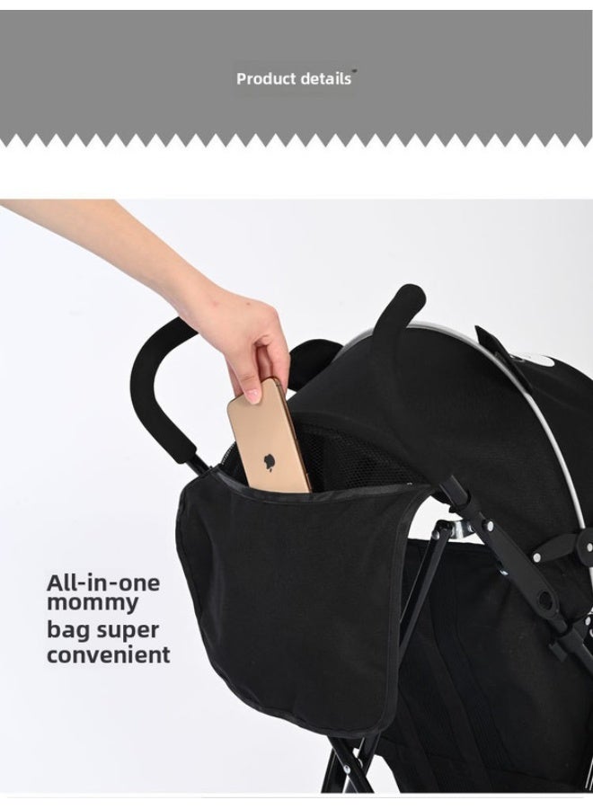 ORiTi Cartoon Baby Stroller, Super Lightweight And Foldable, Baby Umbrella Cart, Easy To Sit On, Four-Wheel Travel Stroller, Walking Tool For Children - Image 5