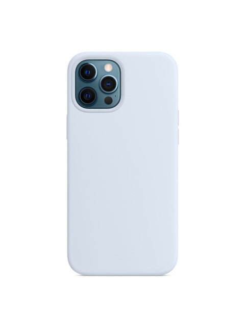 For Apple IPhone12Promax Official Website True Liquid Silicone Magsafe Magnetic Animation Phone Case-Color:Cloud Cyan-Applicable Model:iPhone 12/ 12Pro (magnetic + Shell Animation + Intact Packaging)