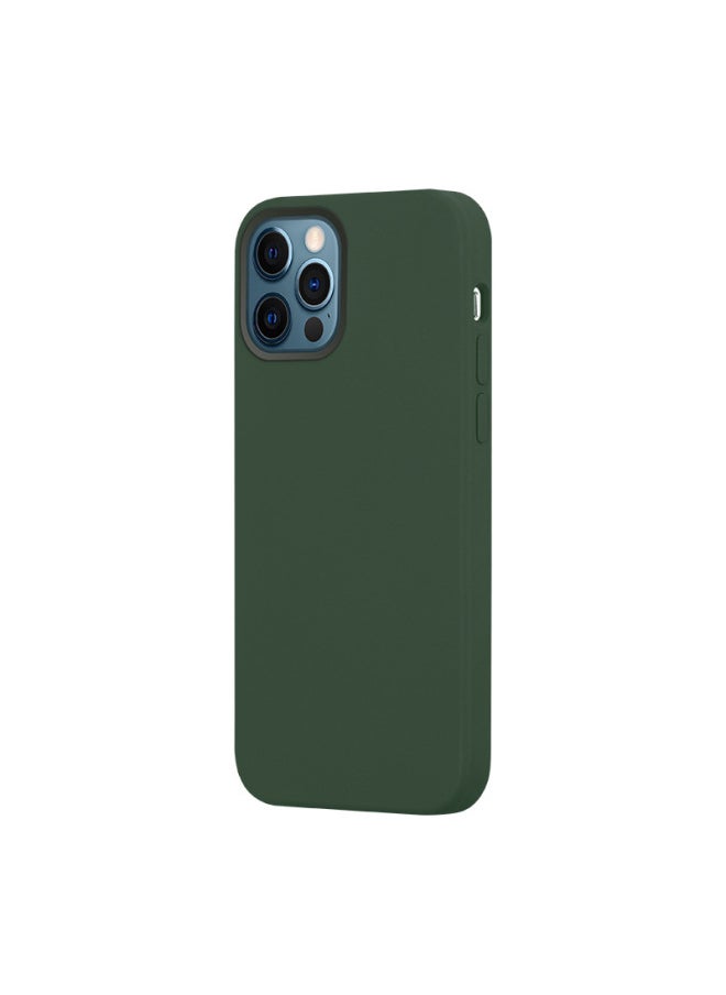 For Apple IPhone12Promax Official Website True Liquid Silicone Magsafe Magnetic Animation Phone Case-Color:Cloud Cyan-Applicable Model:iPhone 12/ 12Pro (magnetic + Shell Animation + Intact Packaging)
