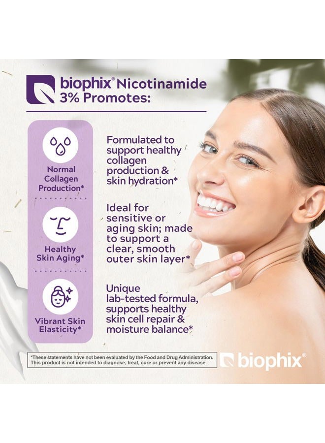 biophix B-3 Nicotinamide Age-Defying Moisturizing Serum 1.7 oz - Hyaluronic Acid - Supports Skin Health - Image 1
