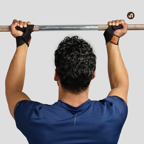 Bodyband Weight Lifting Straps Wrist Supporter For Gym Accessories For Men For Women Wrist Strap For Gym Wrist Support Deadlift Strap Weightlifting Straps For Grip Gym Straps For Weight Lifting - Image 3