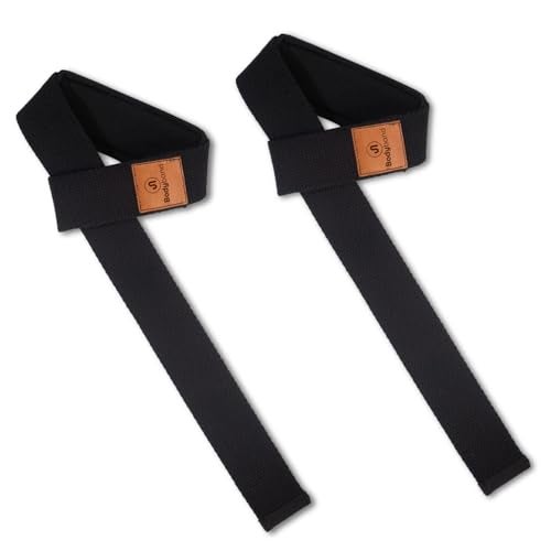 Bodyband Weight Lifting Straps Wrist Supporter For Gym Accessories For Men For Women Wrist Strap For Gym Wrist Support Deadlift Strap Weightlifting Straps For Grip Gym Straps For Weight Lifting - Image 1