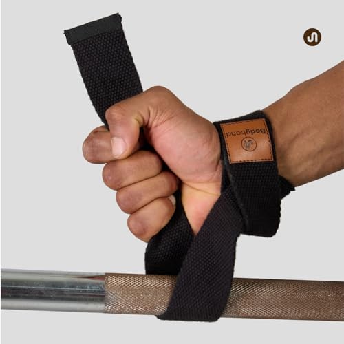 Bodyband Weight Lifting Straps Wrist Supporter For Gym Accessories For Men For Women Wrist Strap For Gym Wrist Support Deadlift Strap Weightlifting Straps For Grip Gym Straps For Weight Lifting - Image 5