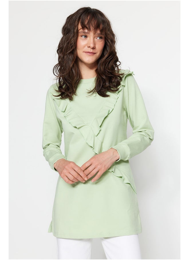 trendyol - Woman Modest Tunic Light Mint - Image 1