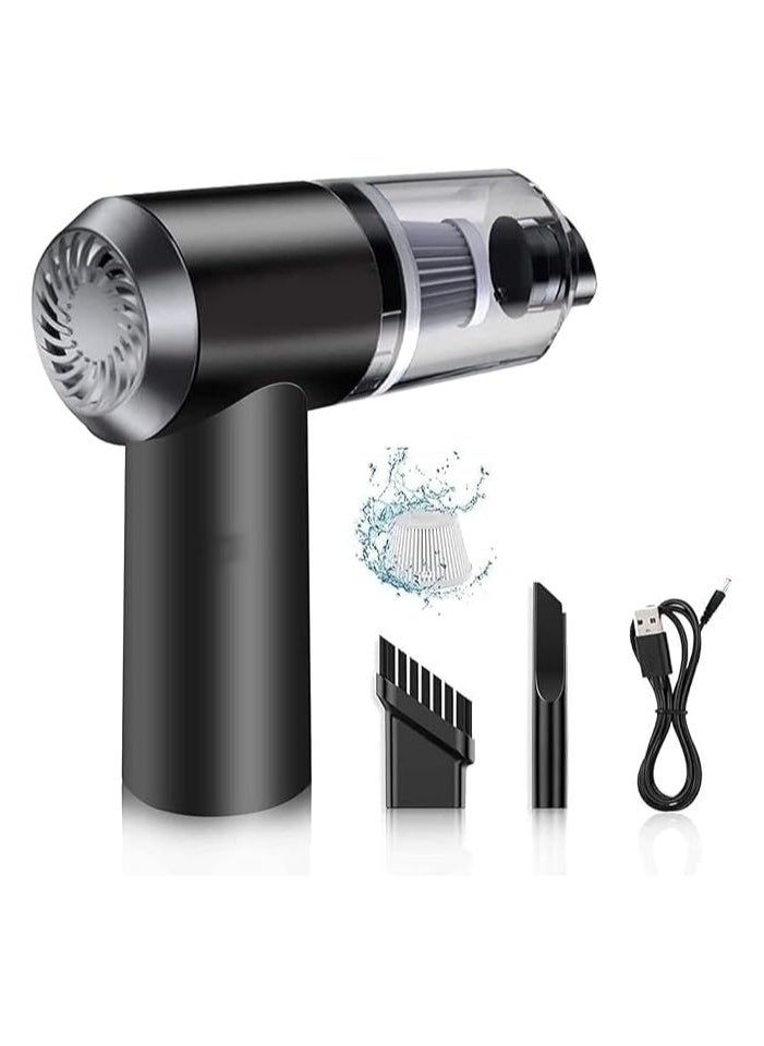 FARROBIZZ 3 in 1 Handheld Vacuum Car Cleaner Wireless Rechargeable Vacuum Cleaner 3 in 1 Handheld Vacuum Vehicle Interior Cleaner (600 ml)  - Image 1