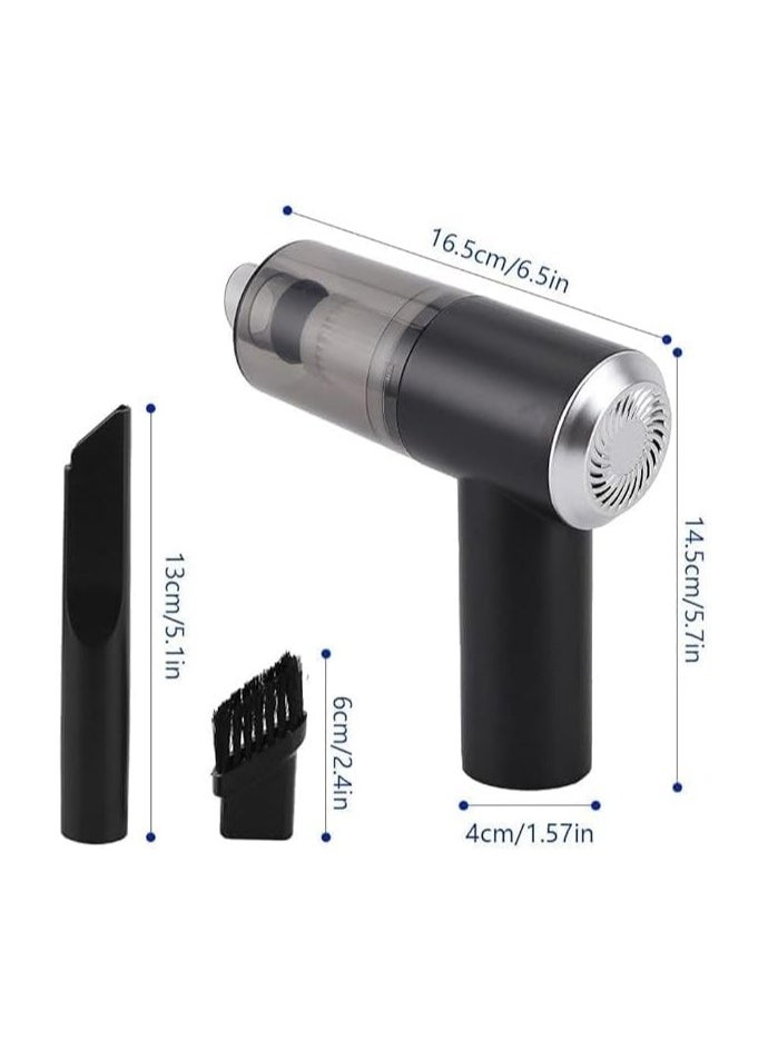 FARROBIZZ 3 in 1 Handheld Vacuum Car Cleaner Wireless Rechargeable Vacuum Cleaner 3 in 1 Handheld Vacuum Vehicle Interior Cleaner (600 ml)  - Image 3