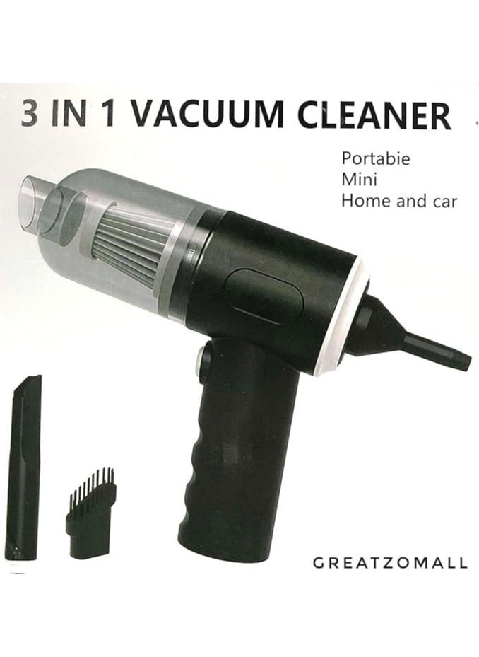 FARROBIZZ 3 in 1 Handheld Vacuum Car Cleaner Wireless Rechargeable Vacuum Cleaner 3 in 1 Handheld Vacuum Vehicle Interior Cleaner (600 ml)  - Image 4
