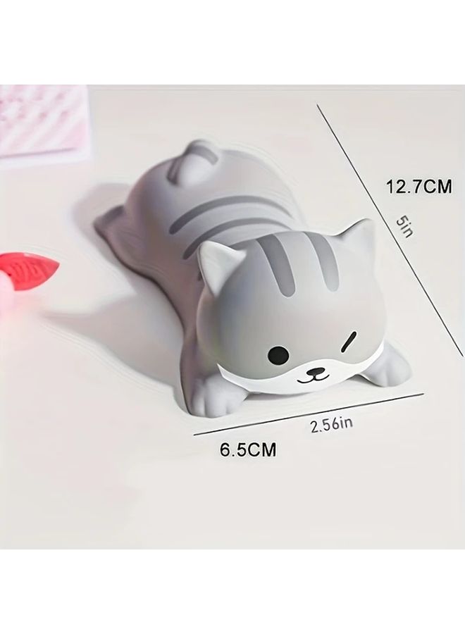 Ergonomic Rabbit Wrist Rest Bracket Slow Rise PU Mouse Pad For Computer Desk Office - Image 2