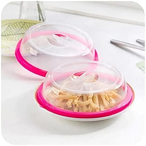 Upkaranwale Transparent Microwave Heating Silicone Fresh-Keeping Cover Refrigerator Fresh-Keeping Film Sealed Food Bowl Cover (Pack Of 1) - Image 3
