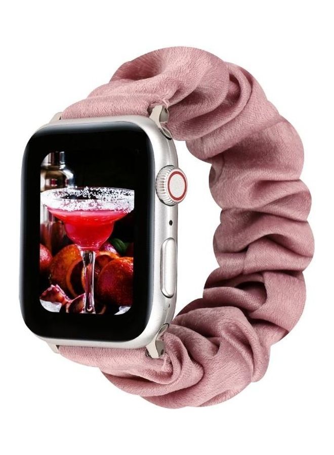 NIBEMINENT Replacement Watchband for Apple Watch Series 7/6/5/4/3/2/1/SE 42/44/45mm Light Red - Image 4