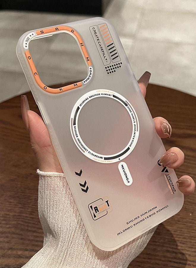 Magnetic Case for iPhone 13 Pro Max Compatible with MagSafe Slim Protective Translucent Matte Phone Cover Matte White - Image 5