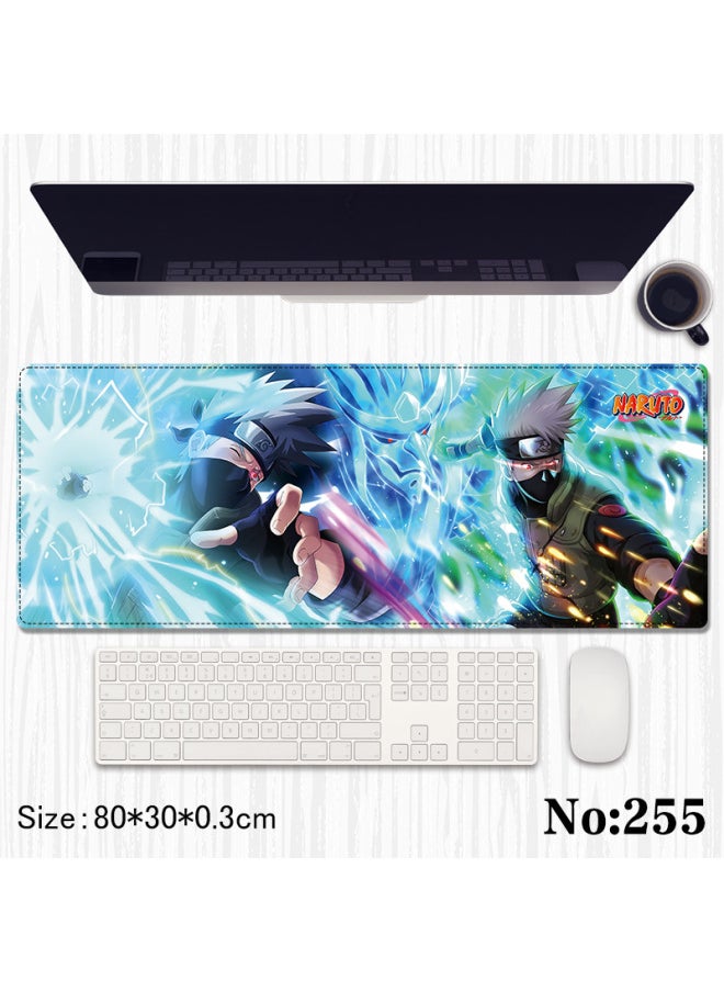 Generic - Ninja Animation Kakashi Mouse Pad Huoying Hongyun Naruto Sasuke Long Office Computer Keyboard Desk Pad-Color:Mouse Pad-Pattern:6 - Image 1
