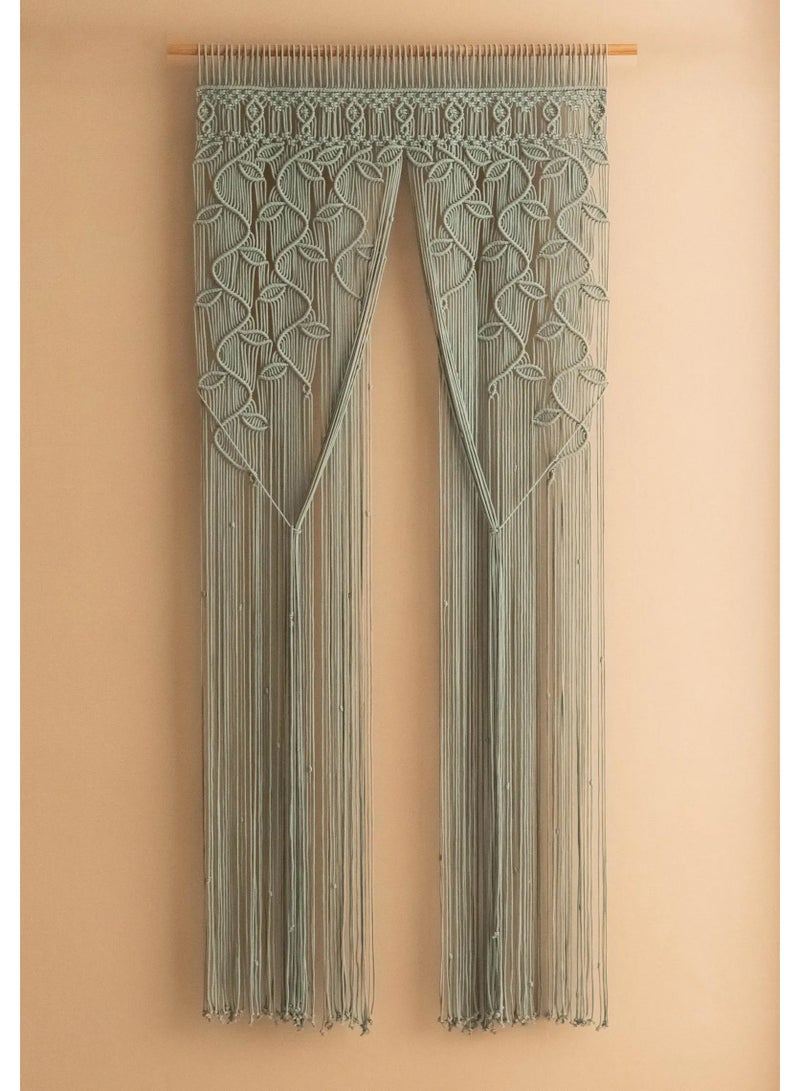 انتيكيانو ستائر بوهو مكرميه - مصنوعه يدويا للتعليق علي الحائط -100 - Image 2