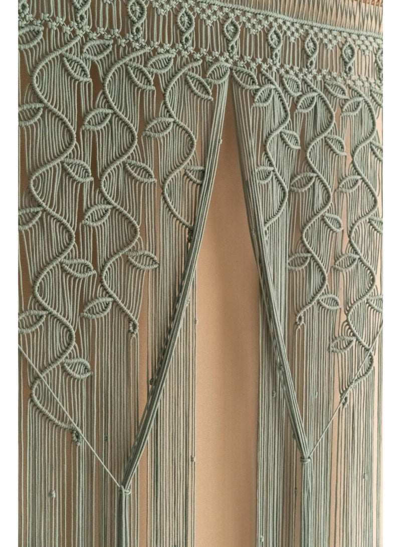 انتيكيانو ستائر بوهو مكرميه - مصنوعه يدويا للتعليق علي الحائط -100 - Image 3