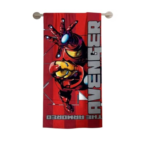 Athom Trendz Athom Living Marvel Ironman 350 GSM Cotton Kids Bath Towel (Multicolour, 60x120 cm) - Image 2
