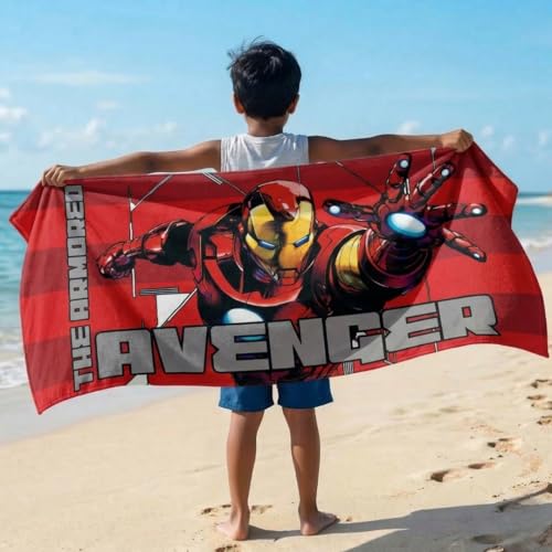 Athom Trendz Athom Living Marvel Ironman 350 GSM Cotton Kids Bath Towel (Multicolour, 60x120 cm) - Image 3