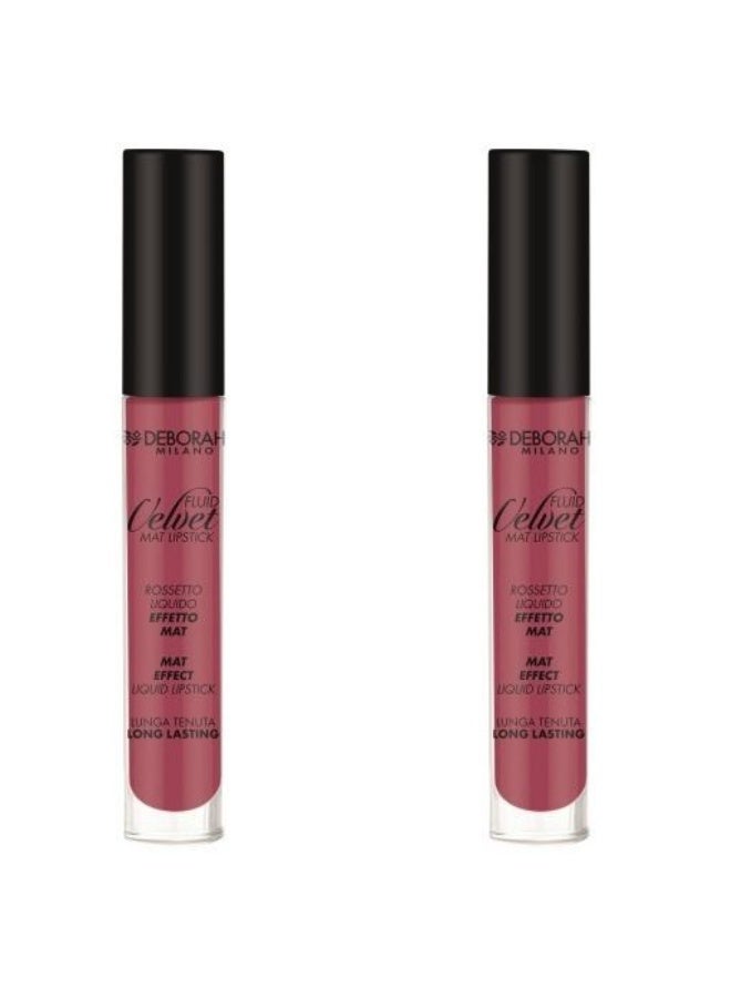 DEBORAH D. FLUID VELVET MAT LIPSTICK 26 CORAL NUDE - Image 2