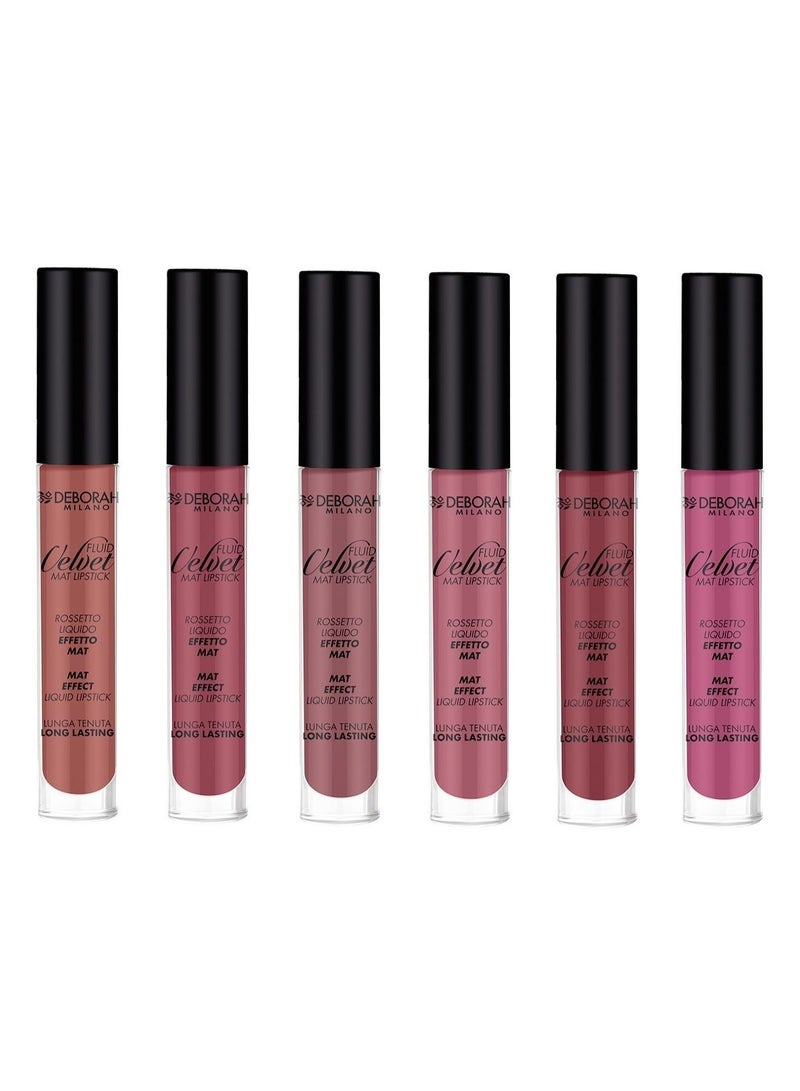 DEBORAH D. FLUID VELVET MAT LIPSTICK 26 CORAL NUDE - Image 4
