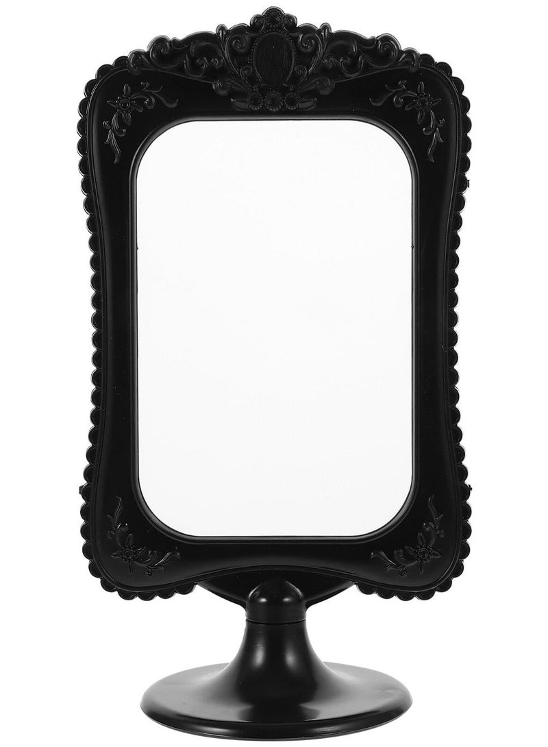 Standing Desktop Photo Frame, Photo Display Frame, Room Decor Double Two Sided Photo Frame, for Tabletop Display, Decorative Floral Design Home Décor, Photo Gallery, Art, More (Black) - Image 1