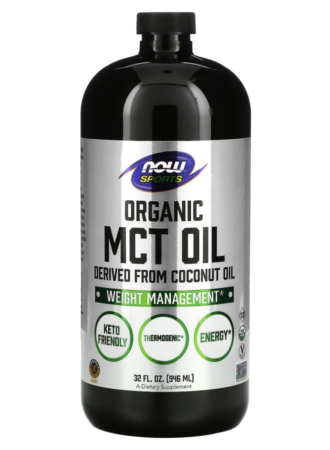 now زيت MCT العضوي الرياضي 32 أونصة سائلة (946 مل)