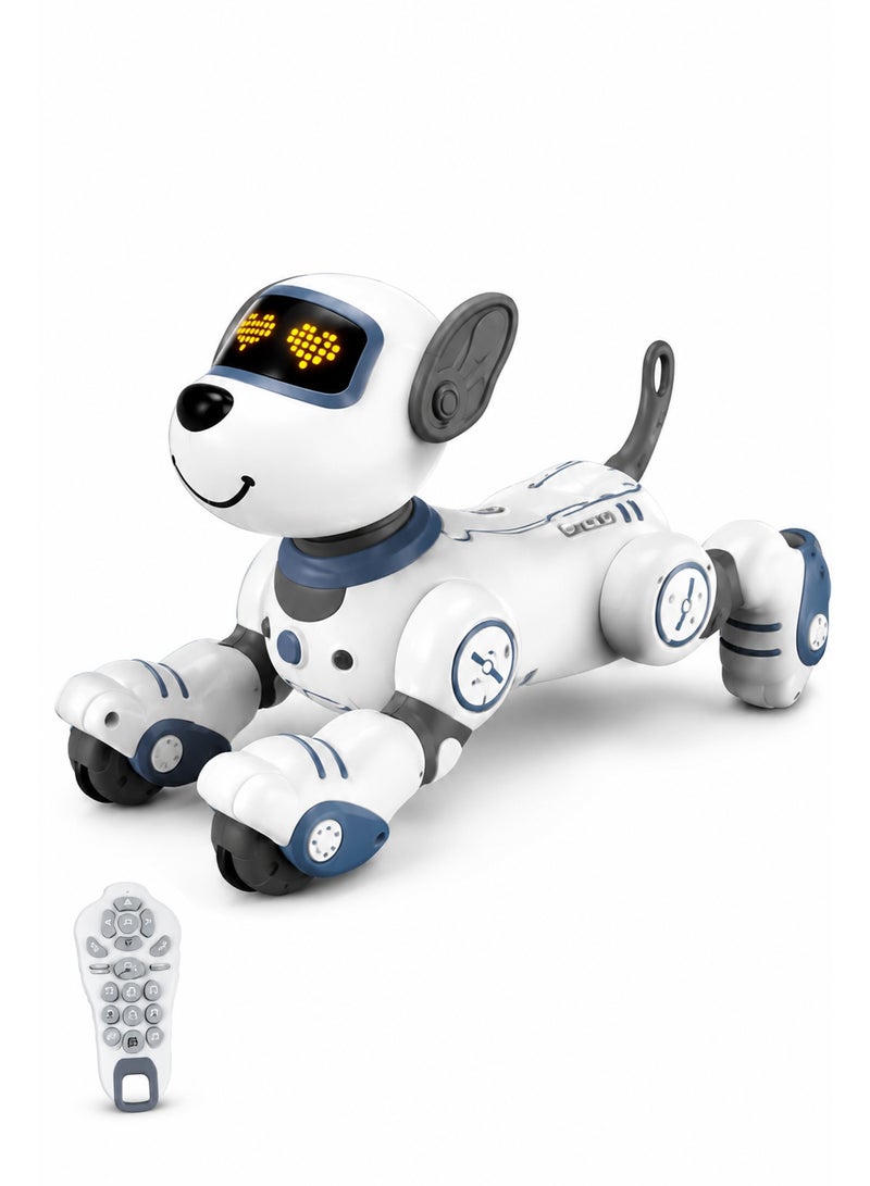 Smart Robot Dog Toy for Kids – Interactive Electronic Puppy with Touch Response, LED Eyes, Music, Dancing Tricks, Follow Mode & Remote Control Toy for Ages 3+ - Image 1