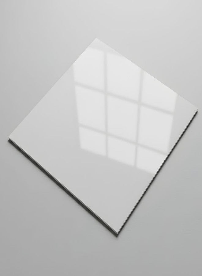 SMILEDRIVE® Acrylic White & Black Reflective Display Table Riser for Professional Product Photography - White and Black - 12 x 12 inch - Set of 2 - Image 2