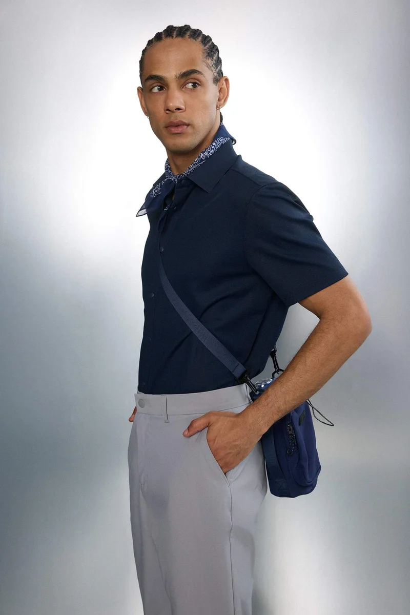 DeFacto Slim Fit Short Sleeve Shirt