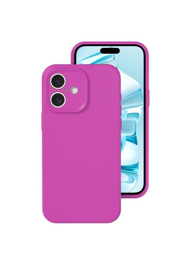 اس-توب جراب لهاتف iPhone 16 Plus بفتحة دقيقة من السيليكون السائل بلون هلامي وتغطية كاملة - Image 1