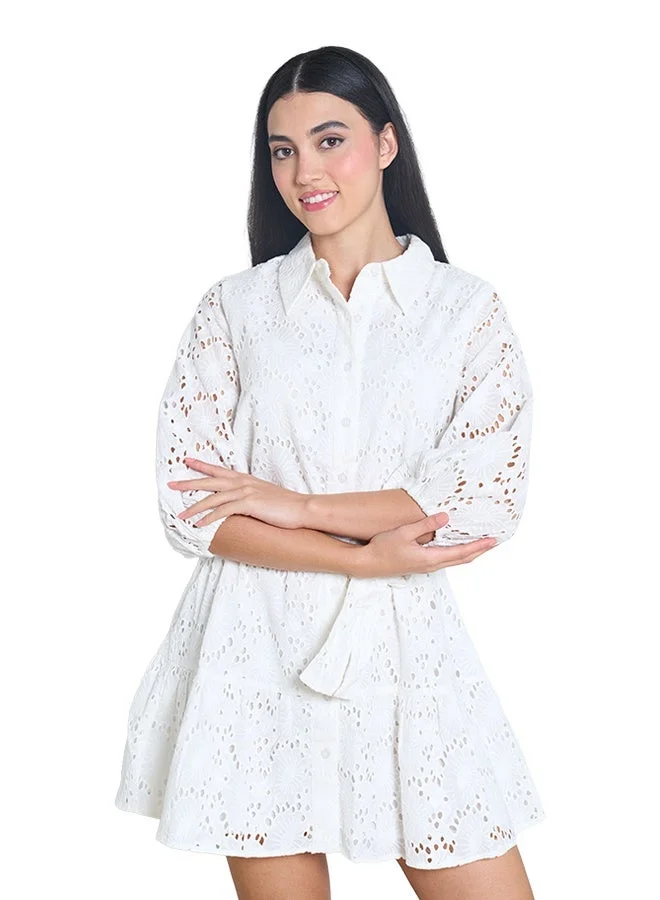 Asharae  Women's Long Sleeve Button Down Dress  Comfortable Material, Breathable Daily Wear, Casual Fashion Outfit, Special Occasion Outfit, Trendy & Chic Apparel for Women | Best Price UAE