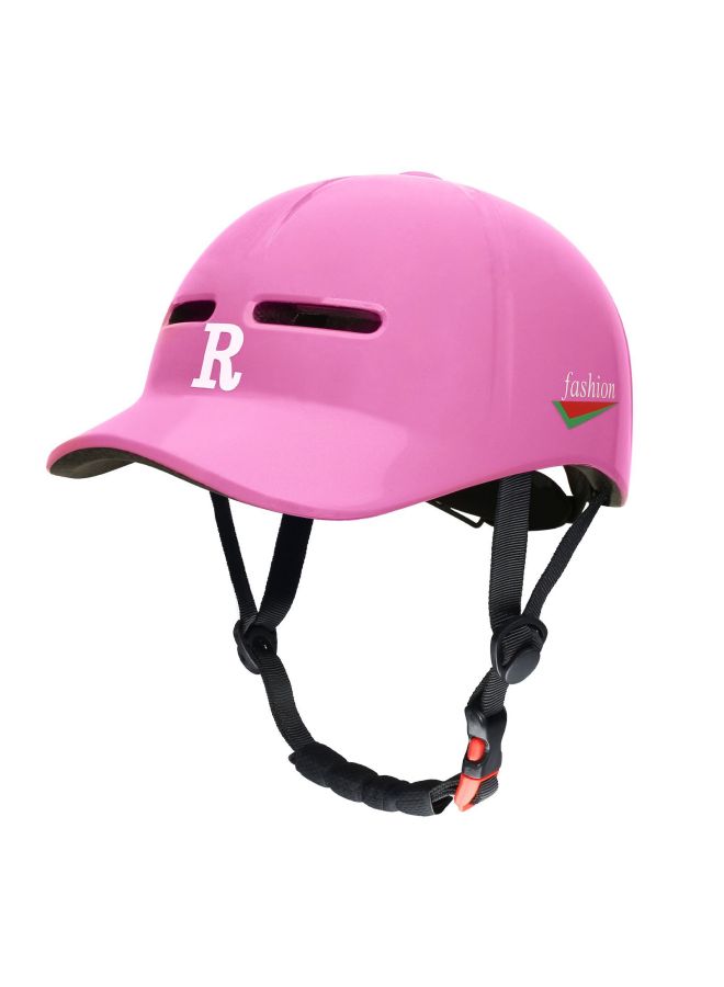 new Style Bright Magenta Bicycle Helmets For Men And Women, Ultra-light Peaked Caps, Electric Bicycle Helmets, New One-piece Summer Sun Hats