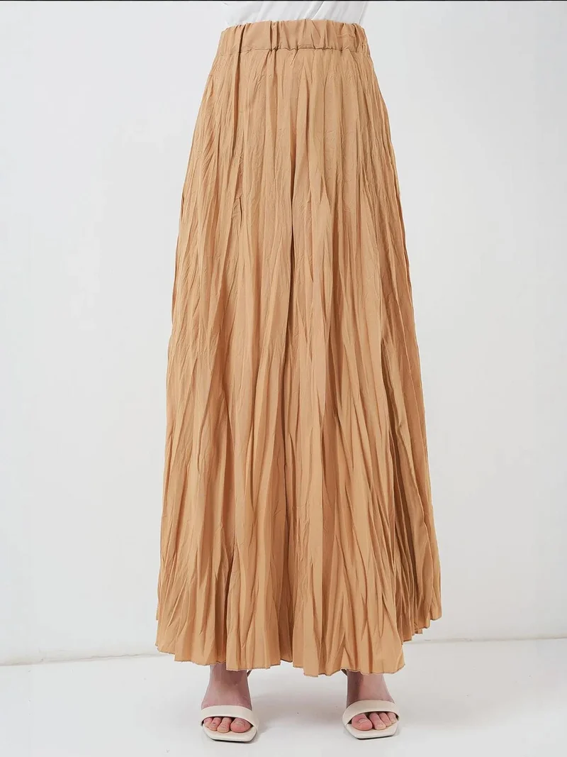 BIG DART BDART Textured Maxi Skirt with Lining
