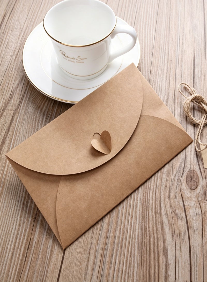 Hirospace 4 Pack Brown Kraft Greeting Cards with Envelopes, 3.9*2.7 Inch Dried Floral Design Cards with Stickers & Twine, Boho Floral Note Cards - Image 5