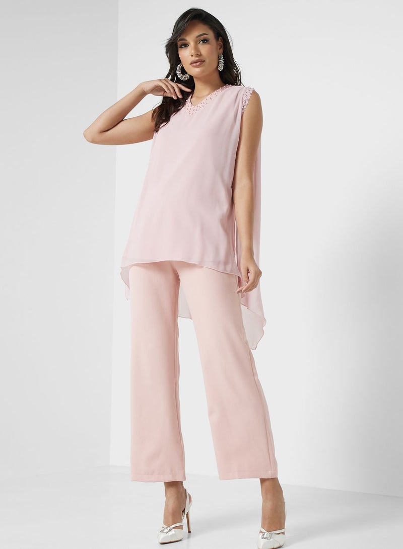 Khizana Sleeveless Top & pant Set  - Image 5