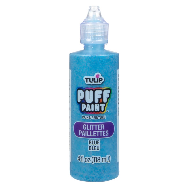 TULIP Puff Paint Glitter Blue 4 Fl Oz (Pack of 1) - Image 1