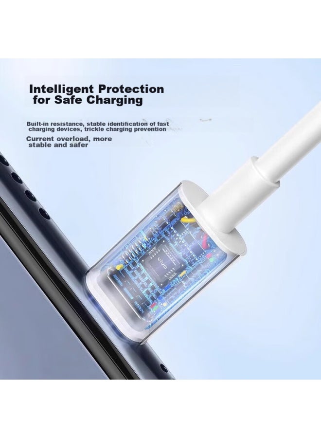 Ten Flashes Shan, Suitable For Vivo Iqoo Data Cable, 120w Super Flash Charging Cable, For Iqoo9/10/11/12x Fold2 X90/5pro/neo7, Dual-head Type-c - Image 3