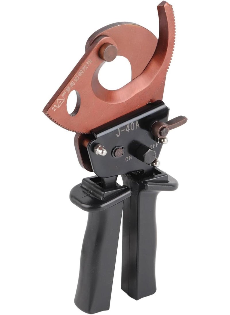 GGOOT 300mm² Ratchet Industrial Grade Cable Scissors Wire Cutter, Hardware Hand Operated Cutting Tool, Light and Labor,Saving, Long Life Blade, Easy to Carry, Materials, - Image 4