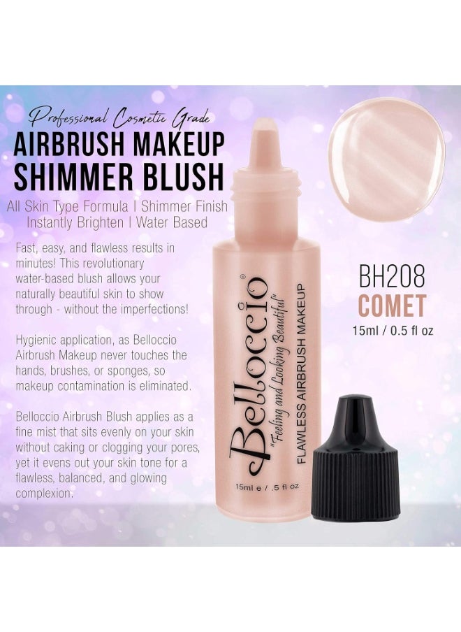Belloccio Belloccio's Professional Flawless Airbrush Makeup Highlighter-Shimmer COMET Half Ounce  - Image 3