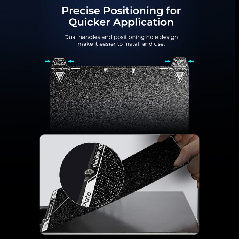 3D Printer Build Plate: Black Premium PEI Powder Coating - Ultra-high Adhesion Print Bed Surface for Creality K1 Max 3D Printers - Image 3