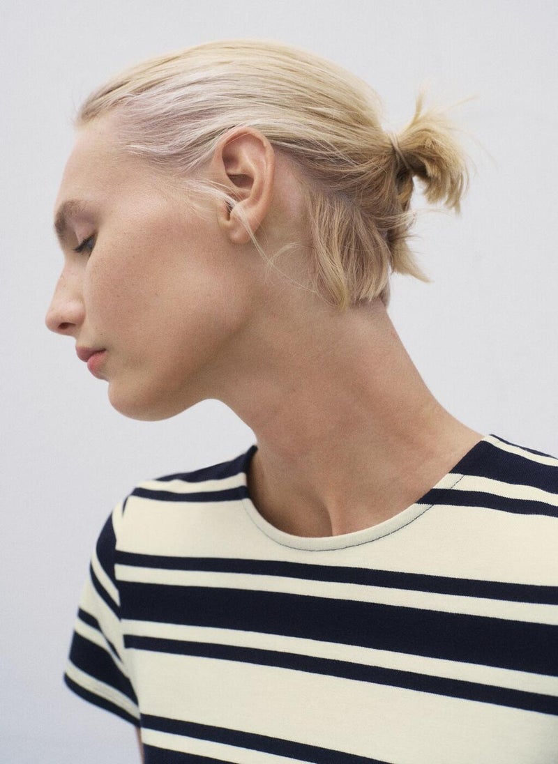 MANGO Mixed striped dress  - Image 3