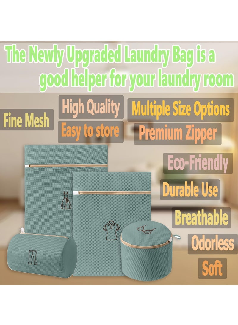 SYOSI Mesh Laundry Bags, Reusable Clothing Washing Bags,Upgrade durable double layer thickened, Wash Bags for Washing Machine for Tops,Skirts, Trousers, Socks, Underwear, Bra  - Image 2