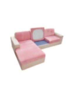 KUYING Sofa Cover Soft Elastic Plush Anti-Fade Couch Protector 