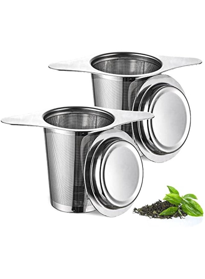 2PCS A The Filter With Hats & Lid Tea Infuser The Filter for Cup Tea Colander Tea Infusers Tea Cup for Mug/Cup/Teier/Glass  - Image 1