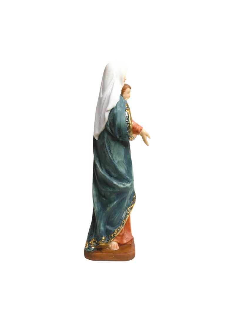 Wonderland - Wonderland Mother Mary with Baby Jesus Statue, Christmas Decoration, Home Decoration - Image 1