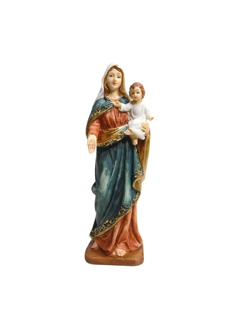 Wonderland - Wonderland Mother Mary with Baby Jesus Statue, Christmas Decoration, Home Decoration - Image 1