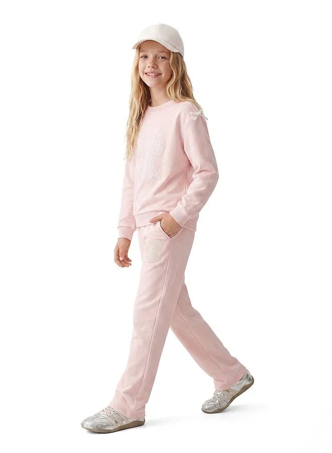 كوتون Lace Detail Sweatpants