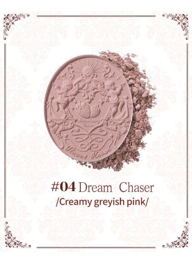 Flower Knows Strawberry Rococo Embossed Series Powder Blush 5G (04 Dream Chaser)  - Image 3